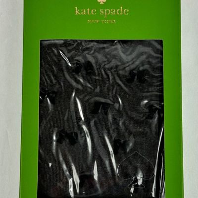 Kate Spade New York Black Tights With Bows Womens Size M/L 1 Pack